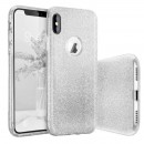 iPhone X - Силиконовая накладка Glitter