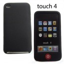 iPod Touch 4 - Силиконовый чехол с накладкой на Home