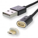 Samsung, HTC, Sony, Xiaomi, Meizu - Cablu-USB Micro-USB cu magnet